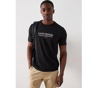 Tommy Hilfiger Large Centre Logo T-Shirt - Black, Black, Size 2Xl, Men Black
