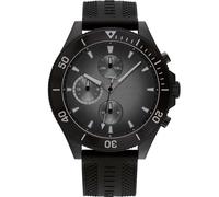 Tommy Hilfiger Larson Mens Black Watch 1791921 Silicone - One Size
