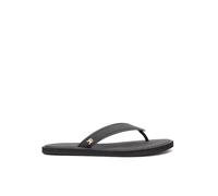 Tommy Hilfiger Leather Flip Flops Black