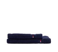 Tommy Hilfiger Legend Navy 2-Piece Bath and Towel Set 100% Pure Cotton