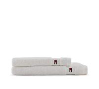 Tommy Hilfiger Legend White 2-Piece Bath and Towel Set 100% Pure Cotton