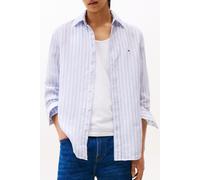 Tommy Hilfiger Linen Essential Stri Breezy Relaxed Fit Shirt White size XL | Casual Shirts Outlet | Men | White XL