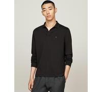 Men's Tommy Hilfiger Liquid Cotton Mens Long Sleeve Polo - Black - Size: 40/Regular