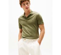 Tommy Hilfiger Liquid Cotton Regular Fit Mens Polo - Battle Green - Battle Green - XL