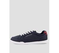 Tommy Hilfiger Lo Profile Leather Trainers, Navy, Size 41, Men Navy