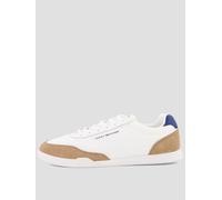 Tommy Hilfiger Men Lo Pro Cupsole Nylon Suede Mix FM0FM05943 Low Top, White, 6.5