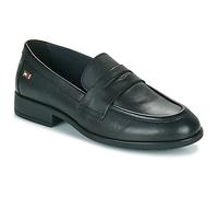 Tommy Hilfiger Loafers / Casual Shoes FLAG LEATHER CLASSICLOAFER in Black 3.5