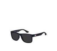 Tommy Hilfiger Logo Frame Square Sunglasses, Blue, Men Blue