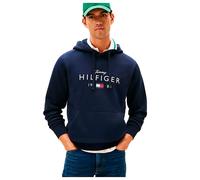 Tommy Hilfiger Men BRAND LOVE BIG HILFIGER HOODIE MW0MW41427 Pullover Hoodie, BLUE, L