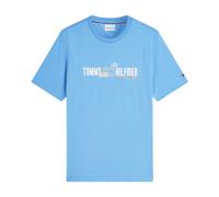 Tommy Hilfiger Logo Graphic Jersey T-Shirt - Blue Spell