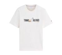 Tommy Hilfiger Logo Graphic Jersey T-shirt - Ivory Petal