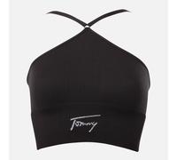 Tommy Hilfiger Logo Nylon-Blend Halter Neck Bralet