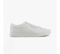 Tommy Hilfiger Men’s Core Canvas Low Top Vulcanised Trainers, White (White), 10.5