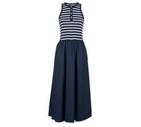 Tommy Hilfiger Long Dress GOLD BUTTON POPLIN MIX DRESS in Marine EU S