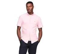Tommy Hilfiger Long Sleeve Oxford Regular Fit, Men's Button Down Shirts, Also Available in Big and Tall, Classic Pink, Large
