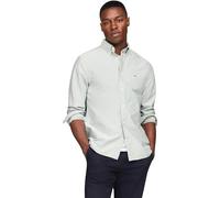 Tommy Hilfiger Long Sleeve Oxford Regular Fit, Men's Button Down Shirts, Also Available in Big and Tall, Ornamental Green, XXL