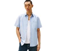 Tommy Hilfiger Long Sleeve Oxford Regular Fit, Men's Button Down Shirts, Also Available in Big and Tall, Shirt Blue, Medium
