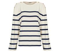 Tommy Hilfiger Long Sleeve T-shirt LWK GOLD BUTTON BOAT-NK LS TEE in White EU S