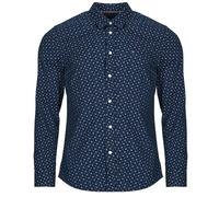 Tommy Hilfiger Long sleeved Shirt FLEX POPLIN AOP SF SHIRT in Marine EU M