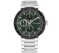 Tommy Hilfiger Analogue Multifunction Quartz Watch for Men with Silver Stainless Steel Bracelet - 1792117