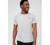 Tommy Hilfiger Loungewear Crew Neck T-Shirt - Light Grey, Light Grey, Size M, Men Light Grey