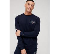 Tommy Hilfiger Loungewear Crew Sweat - Navy, Navy, Size M, Men Navy