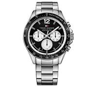 Tommy Hilfiger Luke 1791120 Men's Multifunction Watch - 46mm Black Dial Silver-Tone Bracelet
