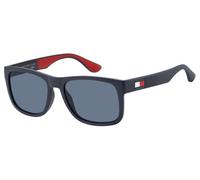 Tommy Hilfiger Man TH 1556/S 8RU/KU Sunglasses Plastic Blue Blue Squared Normal