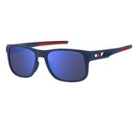 Tommy Hilfiger Man TH 1913/S FLL/ZS Sunglasses Plastic Blue / opaque Blue Squared Mirror