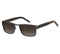 Tommy Hilfiger Man TH 1974/S SVK/HA Sunglasses Steel Grey dark Brown Squared Shaded