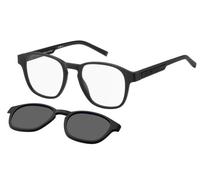 Tommy Hilfiger Man TH 2085/CS 003/M9 Optical frames Bio polyamide Black-opaque Grey Squared Polarized Clip-on