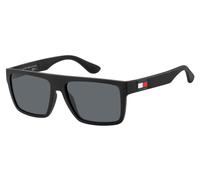 Tommy Hilfiger Man Tommy Hilfiger TH 1605/S 003/IR Sunglasses Plastic Black Grey Squared Normal