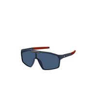 Tommy Hilfiger Mask Style Sunglasses, Blue, Men Blue