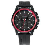 Tommy Hilfiger Mason Multi-Function Black Dial Silicone Strap Men's Watch 1791793