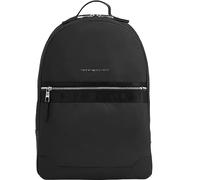 Tommy Hilfiger , Black Men's Backpack with Laptop Compartment ,Black male, Sizes: ONE SIZE