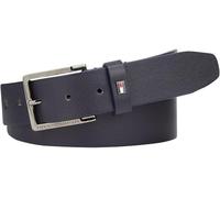 Tommy Hilfiger Men Belt Oliver Leather, Blue (Space Blue), 80 cm