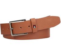 Tommy Hilfiger Men Belt Oliver Leather, Brown (Cognac), 115 cm
