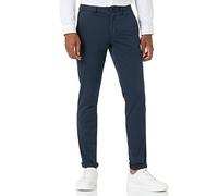 Tommy Hilfiger Men Bleecker TH Flex Satin GMD Trousers Chino, Blue (Desert Sky), 33W / 29L