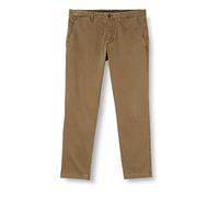 Tommy Hilfiger Men Bleecker TH Flex Satin GMD Trousers Chino, Green (Faded Military), 33W / 28L