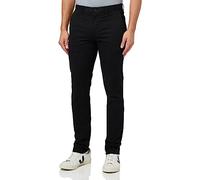 Tommy Hilfiger Men Bleeker Chino 1985 Pima Cotton Trousers, Black (Black), 33W / 34L