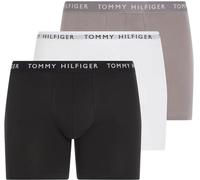 Tommy Hilfiger Men Boxer Briefs Underwear Pack of 3, Multicolor (Black/Sublunar/White), S