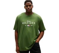 Tommy Hilfiger Men BT-Brand Love Big Hilfiger TEE-B MW0MW43005 S/S T-Shirt, Green, 5XL_Plus