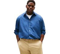 Tommy Hilfiger Men BT - Flex POPLIN Solid RF Shirt MW0MW43026 L/S Shirt, Blue, 3XL_Plus