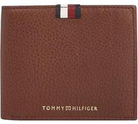 Tommy Hilfiger Men Cc Flap Wallet with Coin Compartment, Multicolor (Dark Chestnut), One Size