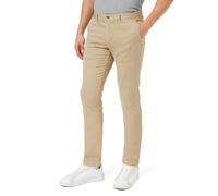 Tommy Hilfiger Men Chino Bleecker Structure GMD Woven Pants, Beige, 30/32