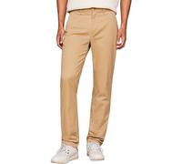 Tommy Hilfiger Men Chino Denton 1985 Pima Cotton Woven Pants, Yellow, 32W / 29L