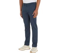 Tommy Hilfiger Men Chino Denton Printed Structure Woven Pants, Blue, 38/32