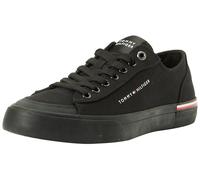 Tommy Hilfiger, Men, Corporate Vulc Canvas, Vulcanized Sneaker, Black, 8