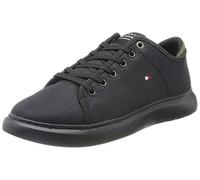 Tommy Hilfiger Men Cupsole Trainers, Black (Black), 44 EU