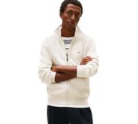 Tommy Hilfiger Men ESSENTIAL FLEECE STAND COLLAR MW0MW41759 Zip Through Sweatshirt, BEIGE, L